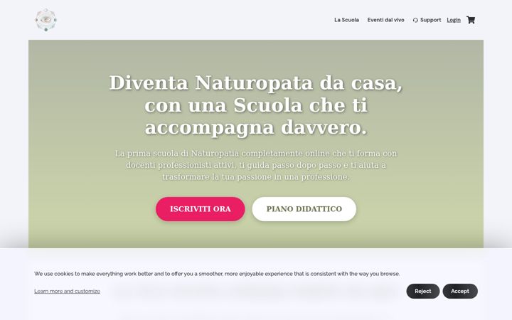 Screenshot of cosmocorsi.online