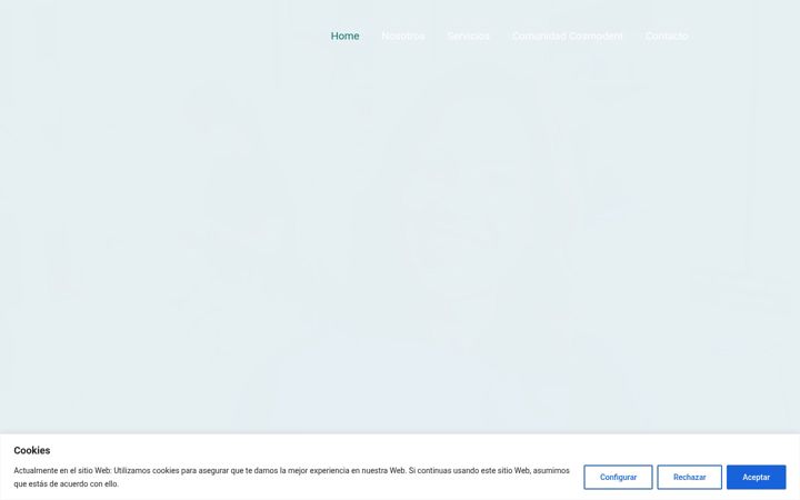 Captură de ecran a cosmodentclinicadental.es