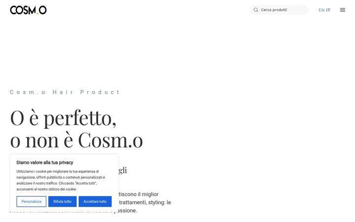 Screenshot of cosmohairproduct.it