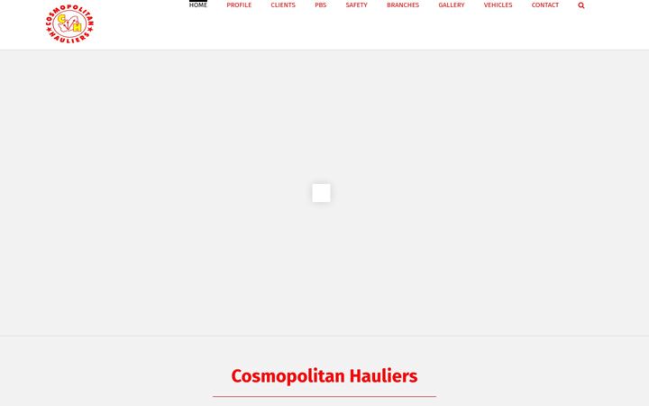 Snímek obrazovky cosmohauliers.co.za