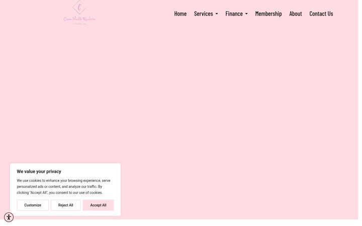 Screenshot of cosmohealthresolution.com