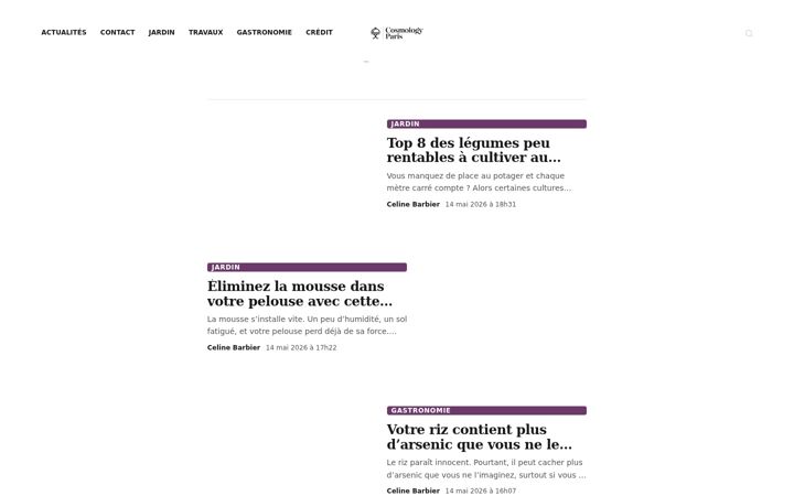 Screenshot of cosmologyparis.fr