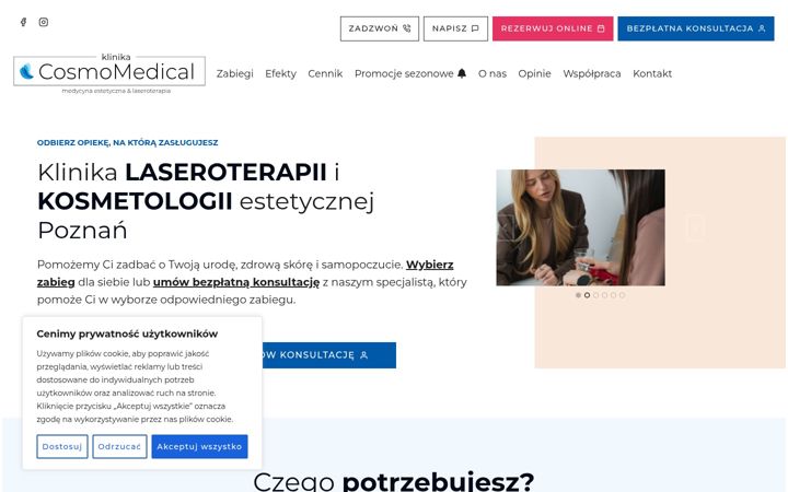 Screenshot of cosmomedical.pl