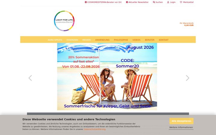 Screenshot of cosmomediterra.com