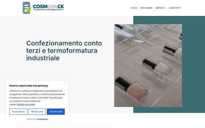 Posnetek zaslona cosmopackscarl.it