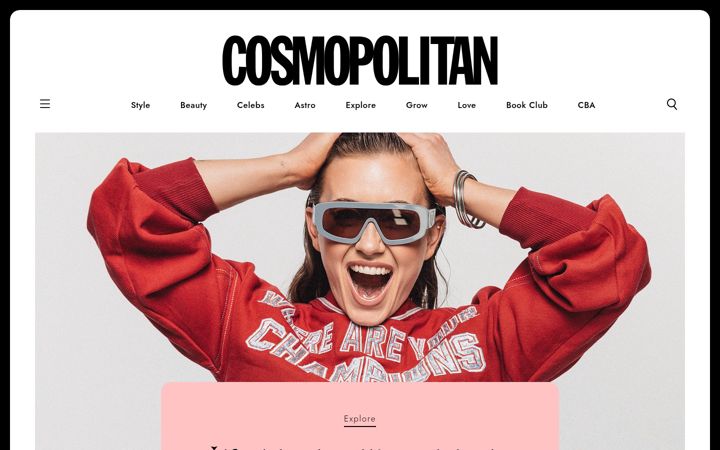 Screenshot von cosmopolitan.cz