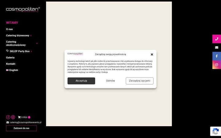 Kuvakaappaus sivustosta cosmopolitanevents.pl