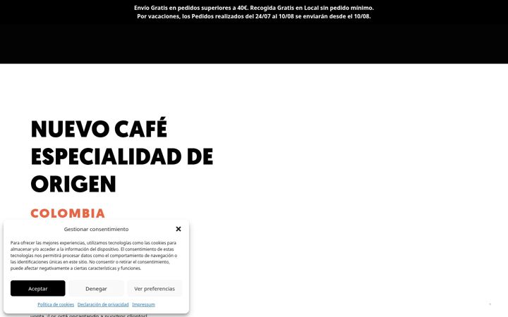 Screenshot of cosmos-cafe.es