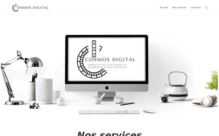 Screenshot of cosmos-digital.fr