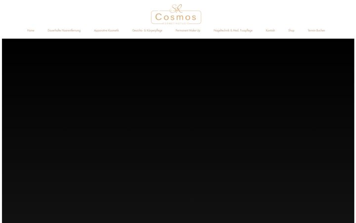 Screenshot of cosmos-kosmetikstudio.de