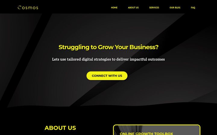 Screenshot of cosmos.ie