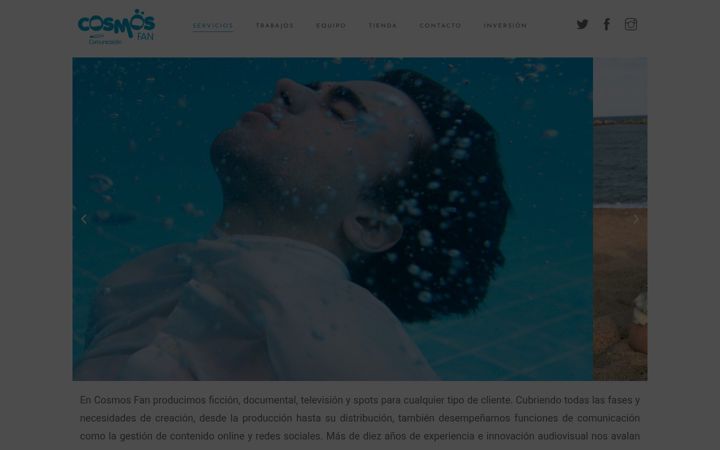 Screenshot of cosmosfan.com