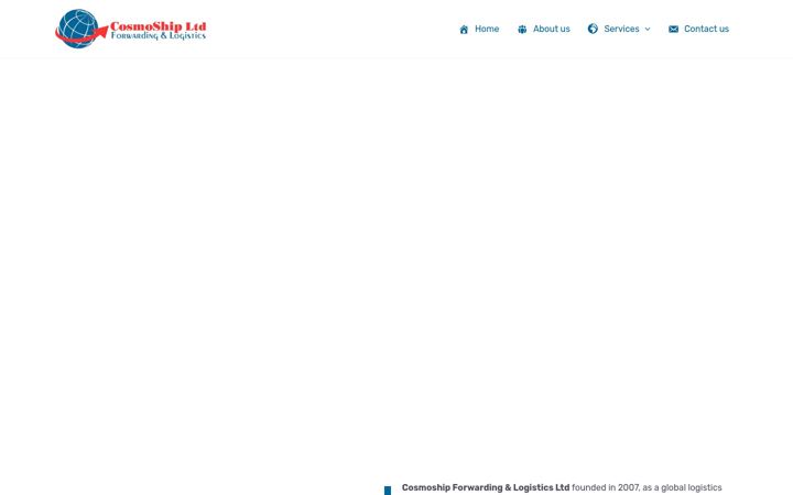 Screenshot of cosmoshipcy.com