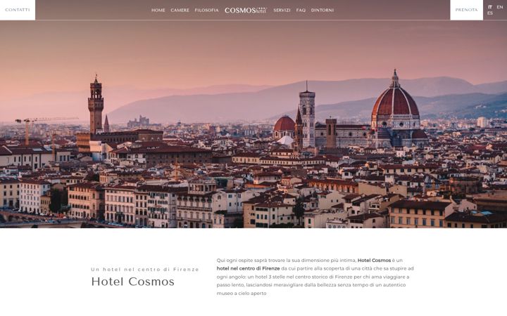Posnetek zaslona cosmoshotel.it