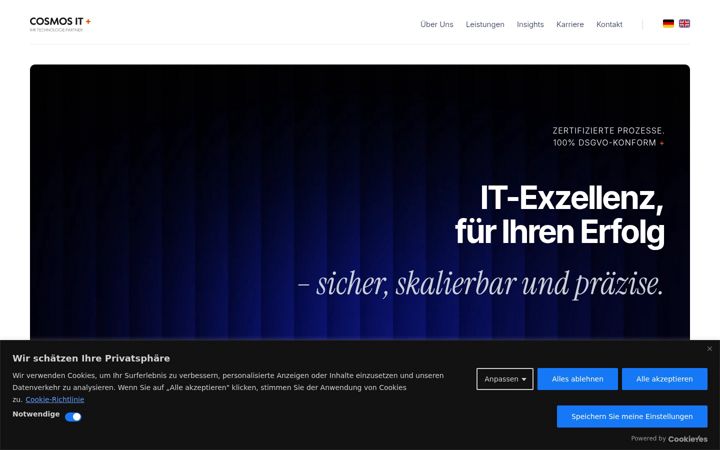 Screenshot of cosmosit.de