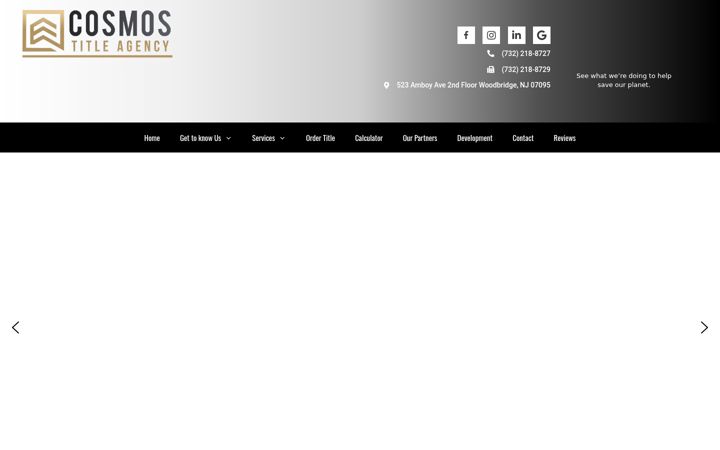 Screenshot of cosmostitle.com