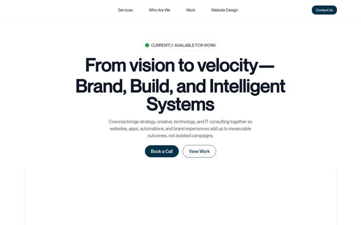 Screenshot of cosonas.com