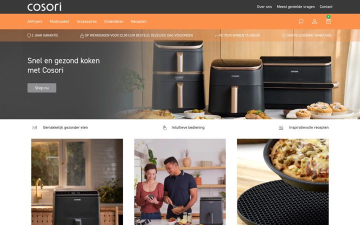 Snímek obrazovky cosorishop.nl