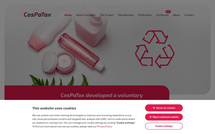 Screenshot of cospatox.com