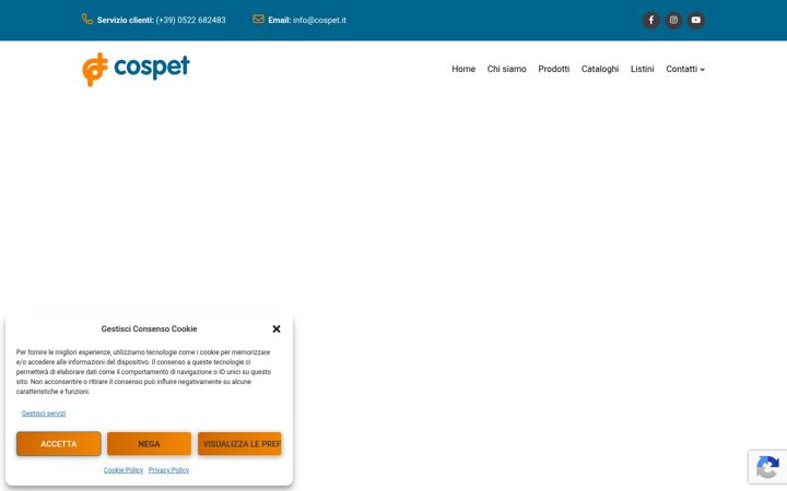 Screenshot of cospet.it