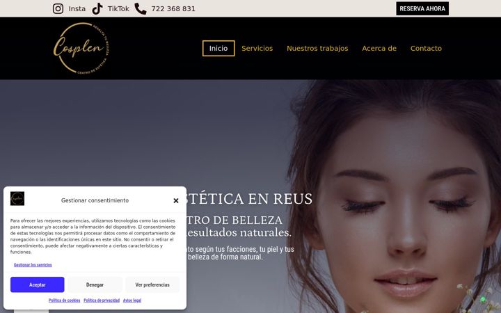 Screenshot of cosplen.com