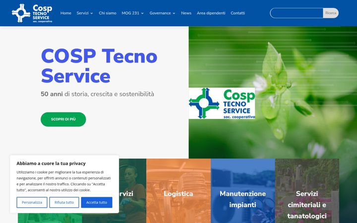 Posnetek zaslona cosptecnoservice.it