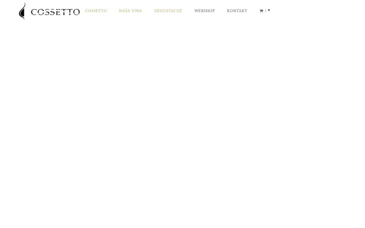 Screenshot του cossetto.com.hr