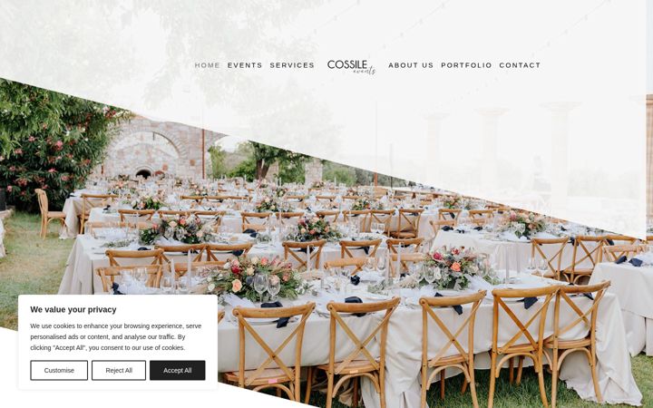 Screenshot of cossile.gr