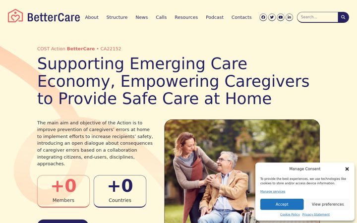 Screenshot of cost-bettercare.eu