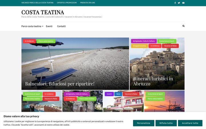 Screenshot of costa-teatina.it