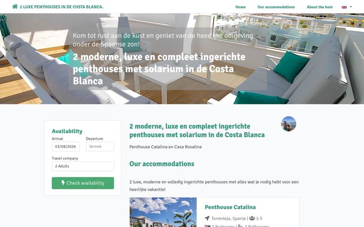 Captura de ecrã de costablanca-stay.nl