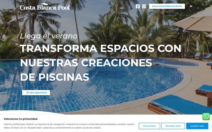 Ekrano kopija costablancapool.es