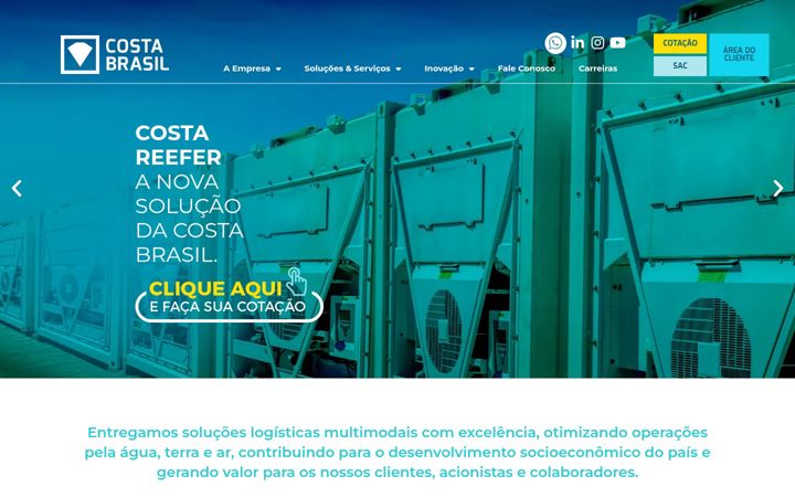 Screenshot von costabrasil.com.br