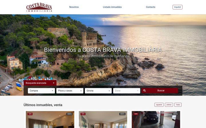 Screenshot of costabravaadmin.cat