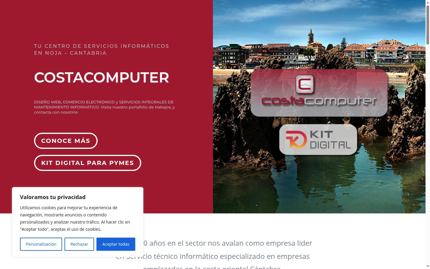 Sutikimo reklamjuostės, rodytos prieš bet kokią sąveiką, ekrano kopija