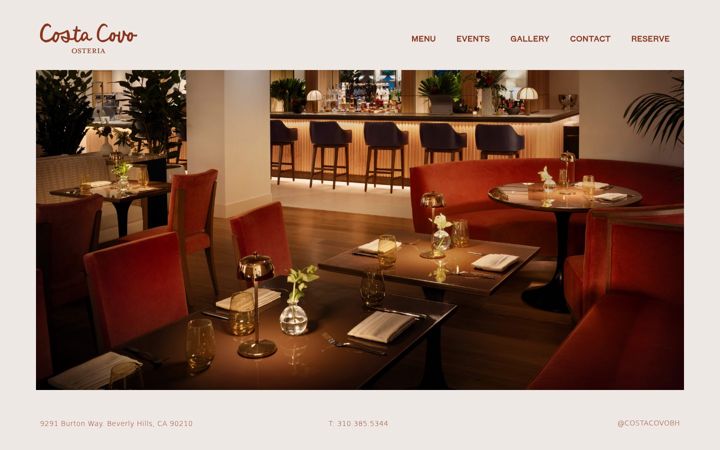 Screenshot of costacovo.com