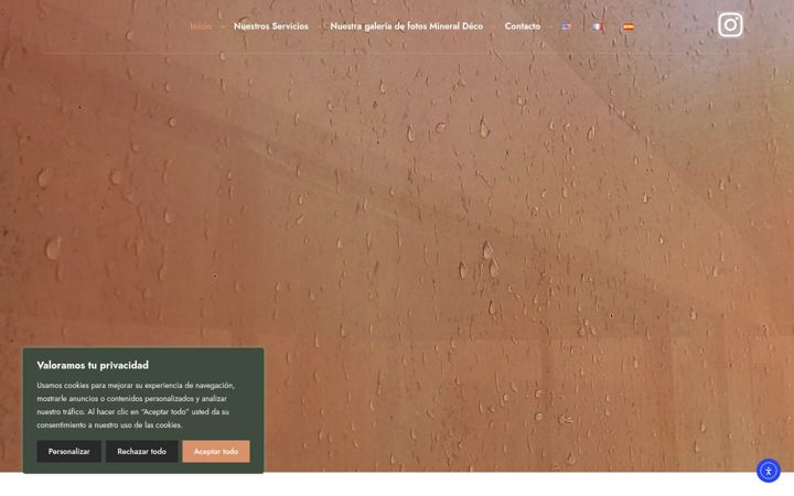 Screenshot of costadelsol-mineraldeco.com