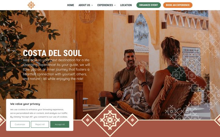 Screenshot of costadelsoul.es