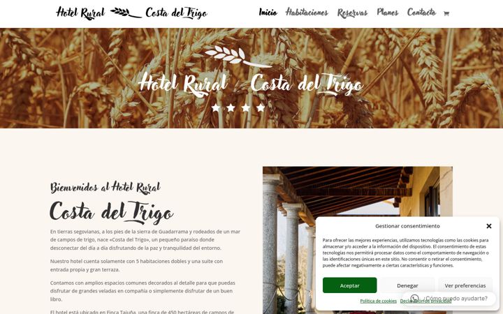 Screenshot of costadeltrigo.es