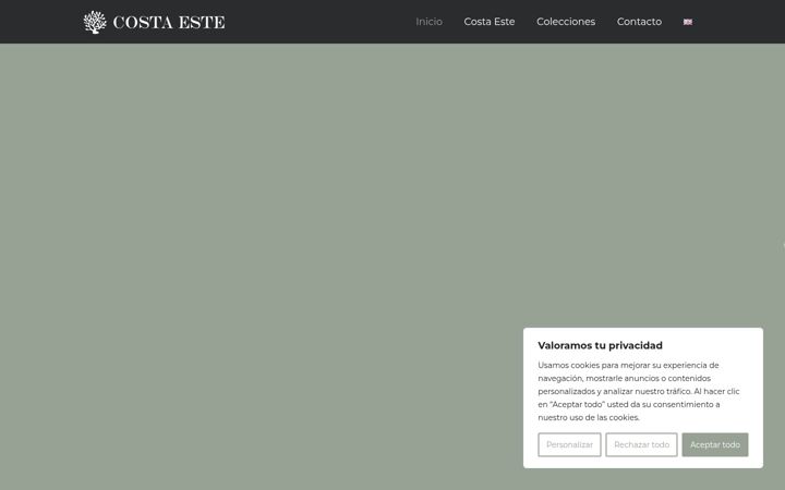 Screenshot of costaestefabrics.com