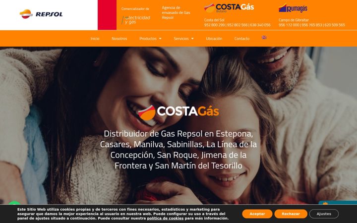Ekrano kopija costagas.es