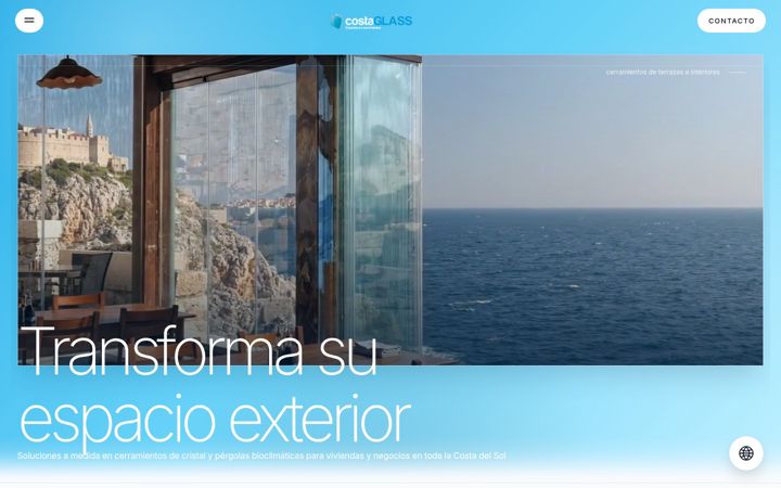 Screenshot of costaglass.com