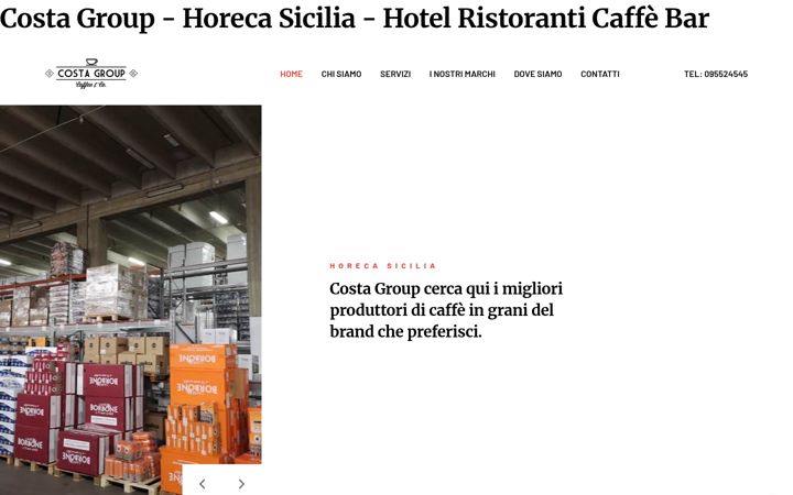 Screenshot of costahoreca.it