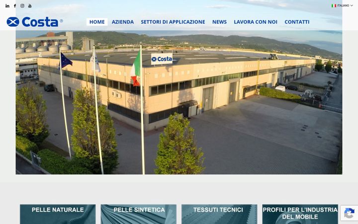 Screenshot of costaimpianti.com