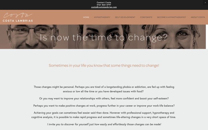 Screenshot of costalambrias.co.uk