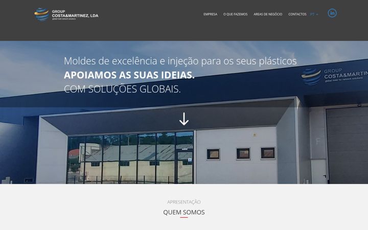 Screenshot of costamartinez-group.pt