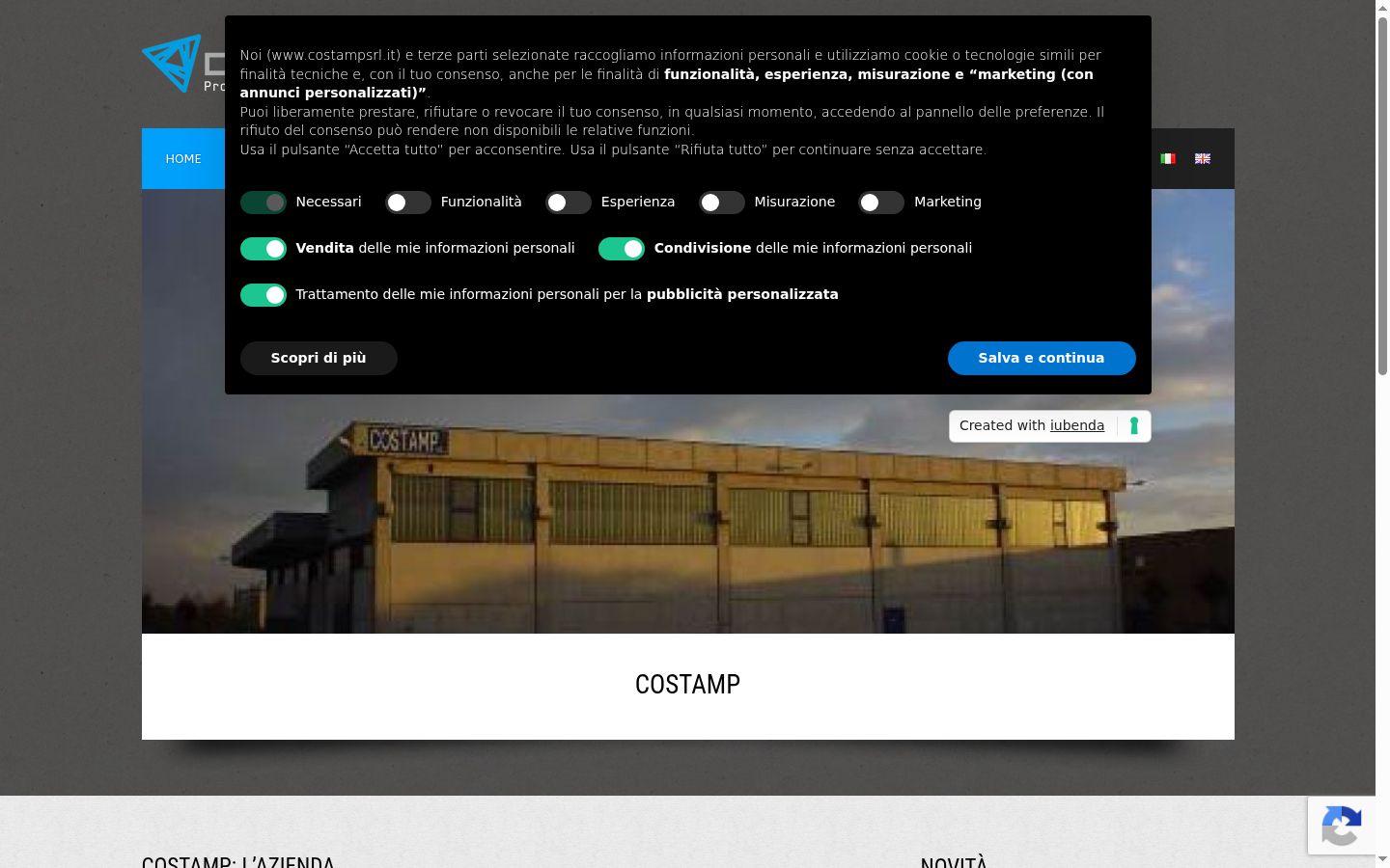 Screenshot tal-banner tal-kunsens muri qabel kwalunkwe interazzjoni