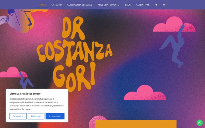 Screenshot of costanzagori.com