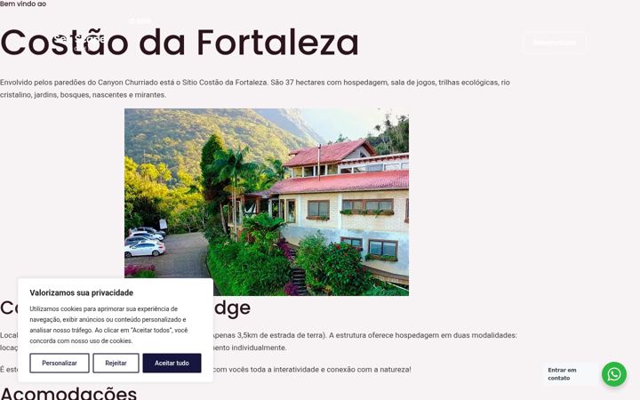 Screenshot of costaodafortaleza.com.br