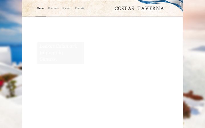 Captură de ecran a costas-taverna.de